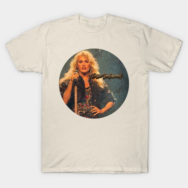 Carrie Underwood 24 T-Shirt by katroxdesignshopart444